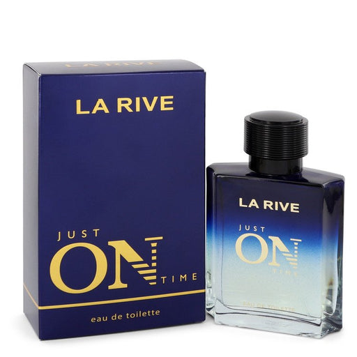 La Rive Just On Time by La Rive Eau De Toilette Spray (unboxed) 3.3 oz for Men - PerfumeOutlet.com