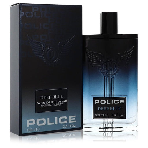 Police Deep Blue by Police Colognes Eau De Toilette Spray 3.4 oz for Men - PerfumeOutlet.com