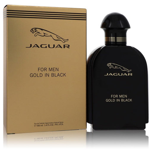 Jaguar Gold In Black by Jaguar Eau De Toilette Spray 3.4 oz for Men - PerfumeOutlet.com