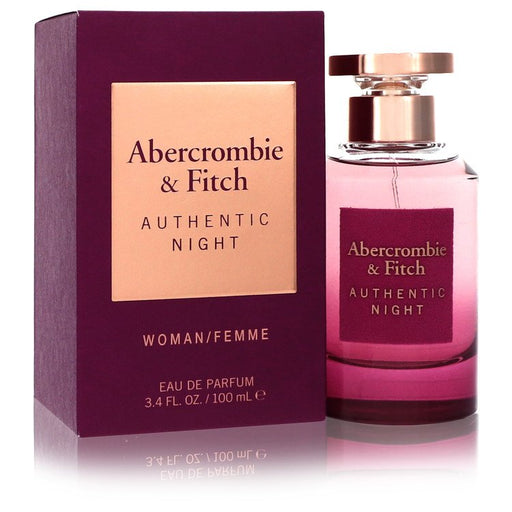 Abercrombie & Fitch Authentic Night by Abercrombie & Fitch Eau De Parfum Spray 3.4 oz for Women - PerfumeOutlet.com