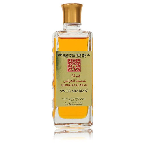 Mukhalat Al Arais by Swiss Arabian Concentrated Perfume Oil Free From Alcohol (Unisex Unboxed) 3.2 oz for Men - PerfumeOutlet.com