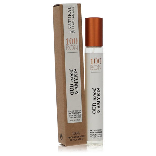 100 Bon Oud Wood & Amyris by 100 Bon Mini EDP Spray (Unisex Refillable) .5 oz for Men - PerfumeOutlet.com