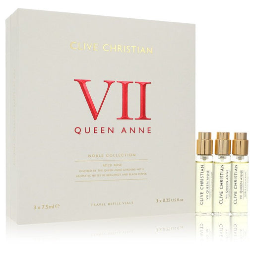 Clive Christian VII Queen Anne Rock Rose by Clive Christian Gift Set -- 3 x 0.25 oz Travel Refill Vials for Women - PerfumeOutlet.com