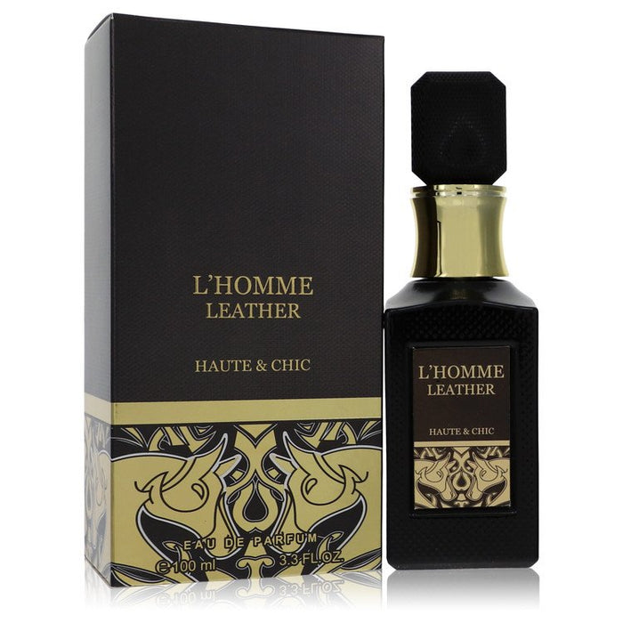 L'homme Leather by Haute & Chic Eau De Parfum Spray 3.3 oz for Men - PerfumeOutlet.com