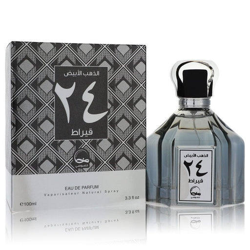 White Gold 24 Carat by Khususi Eau De Parfum Spray (Unisex) 3.3 oz for Men - PerfumeOutlet.com
