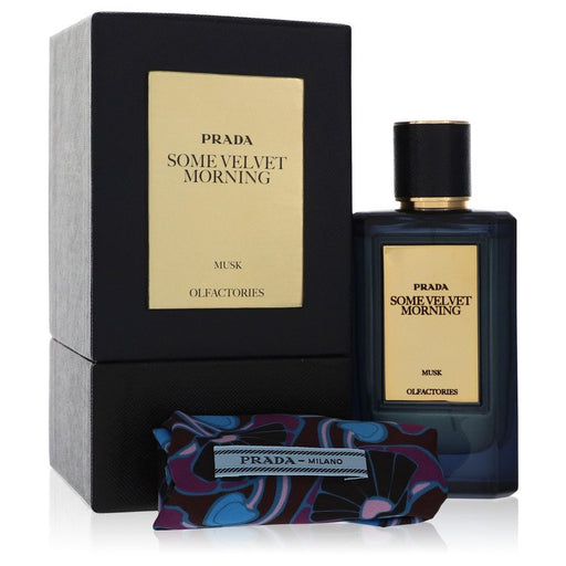 Prada Olfactories Some Velvet Morning by Prada Eau De Parfum Spray with Free Gift Pouch 3.4 oz 3.4 oz Eau De Parfum Spray + Gift Pouch for Men - PerfumeOutlet.com