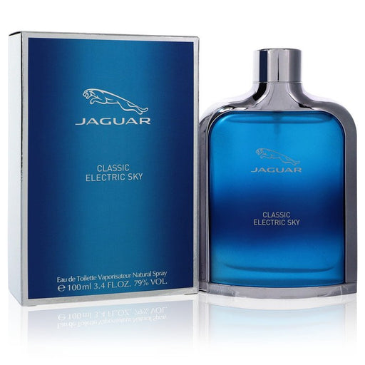 Jaguar Classic Electric Sky by Jaguar Eau De Toilette Spray 3.4 oz for Men - PerfumeOutlet.com