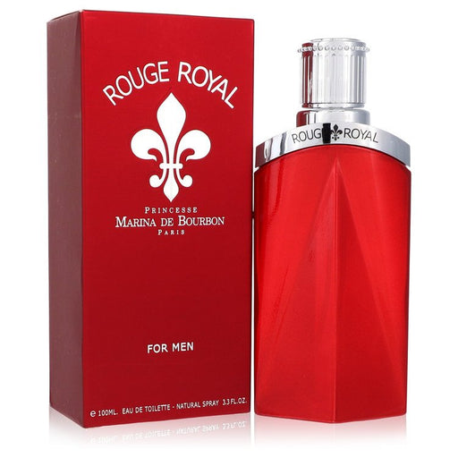 MARINA DE BOURBON Rouge Royal by Marina De Bourbon Eau De Toilette Spray 3.3 oz for Men - PerfumeOutlet.com