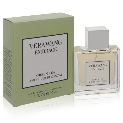 Vera Wang Embrace Green Tea And Pear Blossom by Vera Wang Eau De Toilette Spray 1 oz for Women - PerfumeOutlet.com