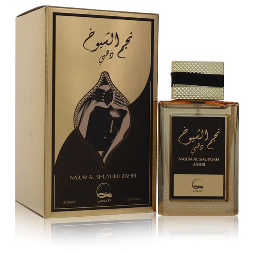 Najum Al Shuyukh Zahbi by Khususi Eau De Parfum Spray 3 oz for Men - PerfumeOutlet.com
