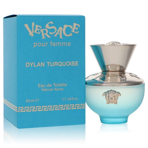 Versace Pour Femme Dylan Turquoise by Versace Eau De Toilette Spray for Women - PerfumeOutlet.com