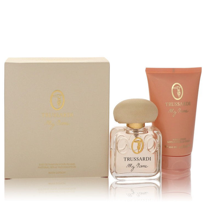 Trussardi My Name by Trussardi Gift Set -- 1.7 oz Eau De Parfum + 3.4 —