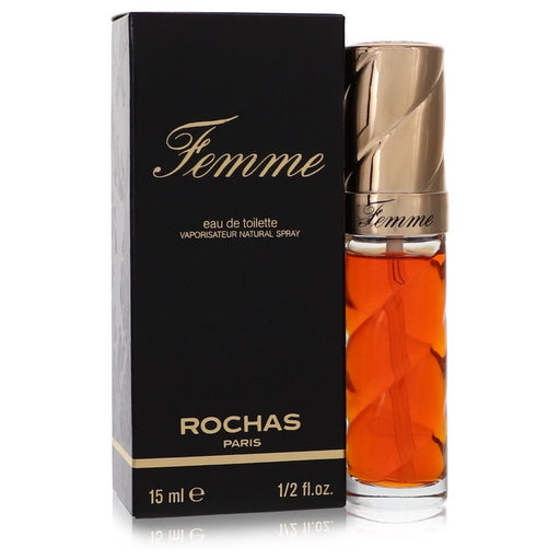 FEMME ROCHAS by Rochas Mini EDT Spray .5 oz for Women - PerfumeOutlet.com