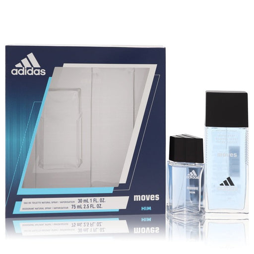 Adidas Moves by Adidas Gift Set -- 1 oz Eau De Toilette Spray + 2.5 oz Deodorant Spray for Men - PerfumeOutlet.com