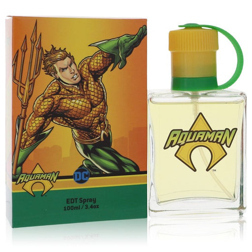 DC Comics Aquaman by Marmol & Son Eau De Toilette Spray 3.4 oz for Men - PerfumeOutlet.com