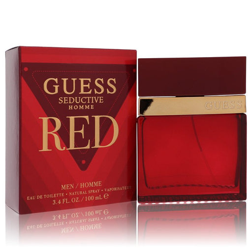 Guess Seductive Homme Red by Guess Eau De Toilette Spray 3.4 oz for Men - PerfumeOutlet.com
