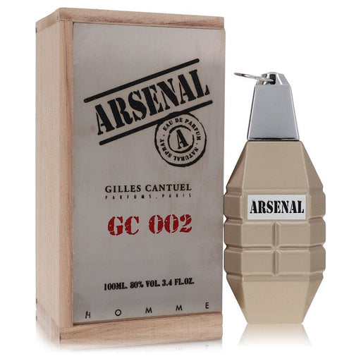 Arsenal GC 002 by Gilles Cantuel Eau De Parfum Spray 3.4 oz for Men - PerfumeOutlet.com