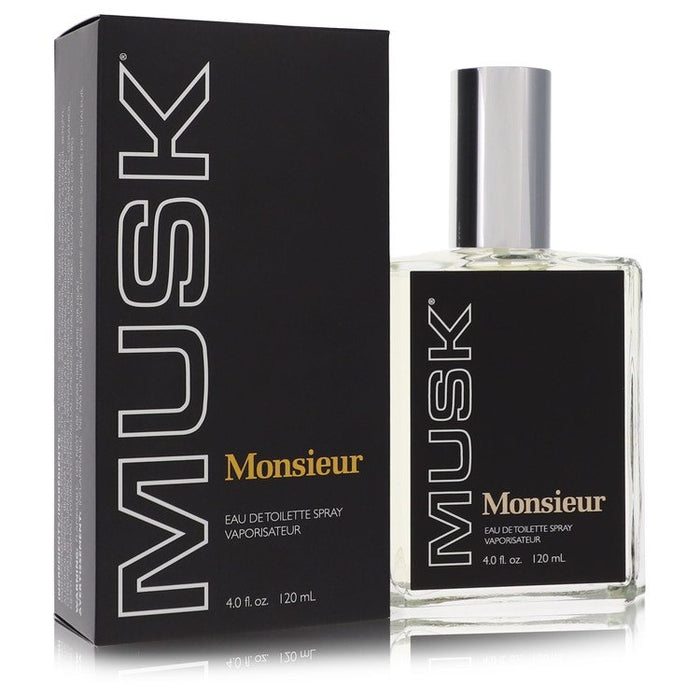 MONSIEUR MUSK by Dana Eau De Toilette Spray 4 oz for Men - PerfumeOutlet.com