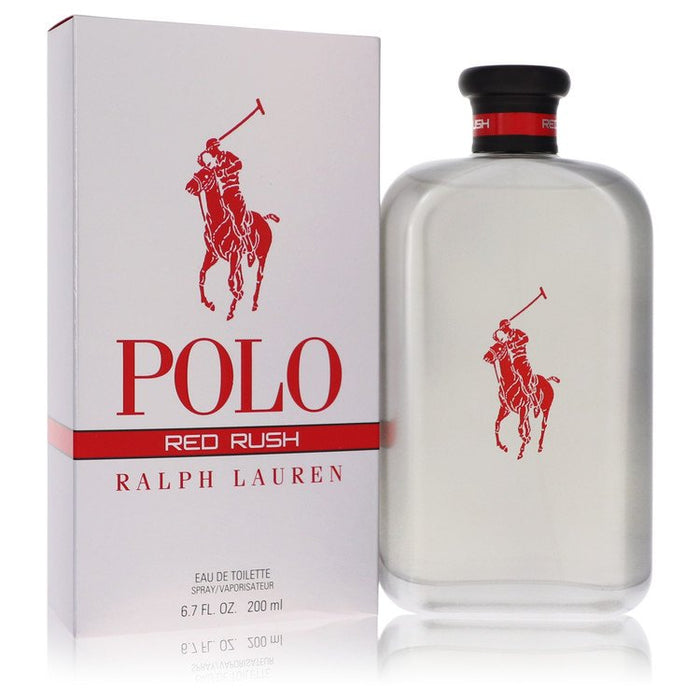 Polo Red Rush by Ralph Lauren Eau De Toilette Spray 6.7 oz for Men - PerfumeOutlet.com