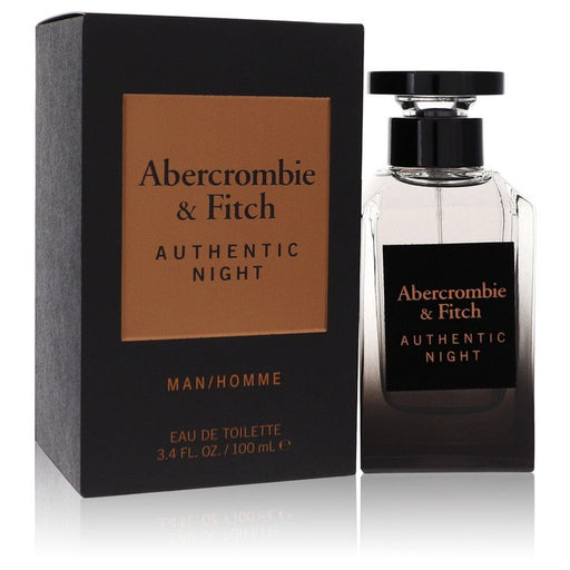 Abercrombie & Fitch Authentic Night by Abercrombie & Fitch Eau De Toilette Spray 3.4 oz for Men - PerfumeOutlet.com