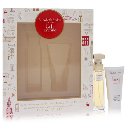 5TH AVENUE by Elizabeth Arden Gift Set -- 1 oz Eau De Parfum Spray + 1.7 oz Body Lotion for Women - PerfumeOutlet.com