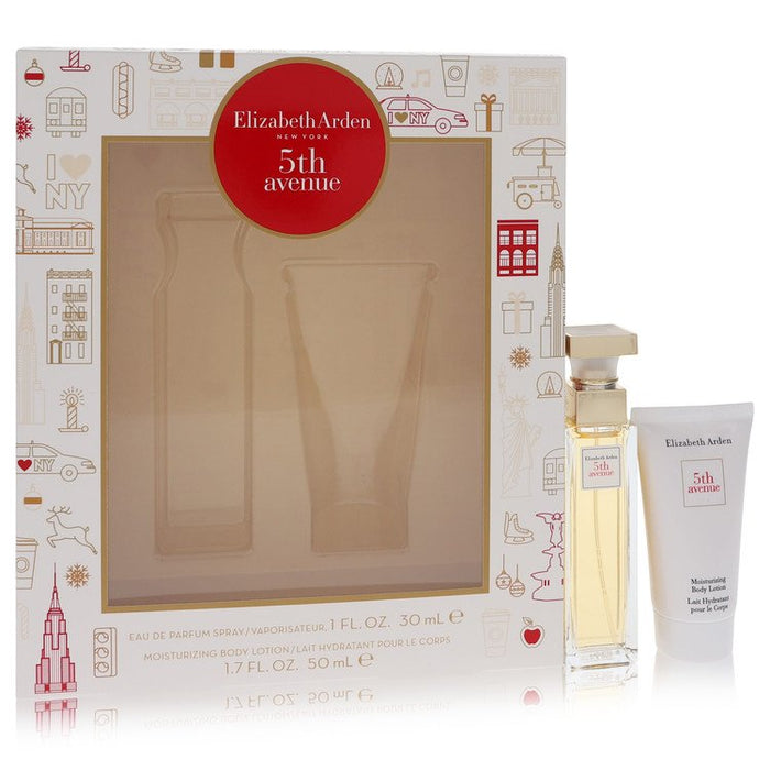 5TH AVENUE by Elizabeth Arden Gift Set -- 1 oz Eau De Parfum Spray + 1.7 oz Body Lotion for Women - PerfumeOutlet.com