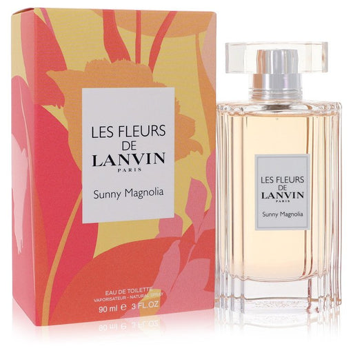 Les Fleurs De Lanvin Sunny Magnolia by Lanvin Eau De Toilette Spray 3 oz for Women - PerfumeOutlet.com