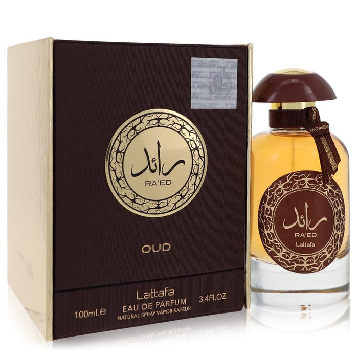 Raed Oud by Lattafa Eau De Parfum Spray (Unisex) 3.4 oz for Women