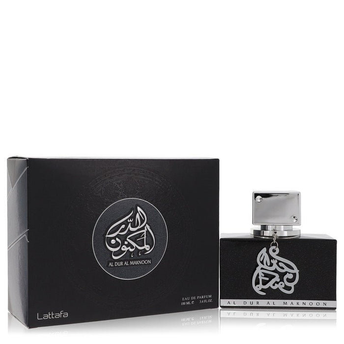 Lattafa Al Dur Al Maknoon Silver by Lattafa Eau De Parfum Spray 3.4 oz for Men